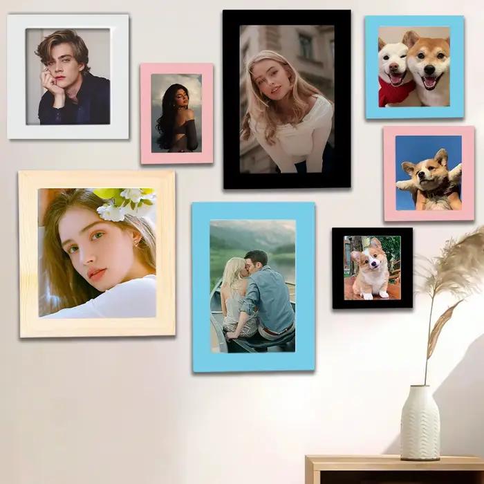 Cadre photo d'image personnalisé 1 pièce, cadres d'image personnalisés pour cadeau, options de tailles multiples, art mural, décoration de chambre