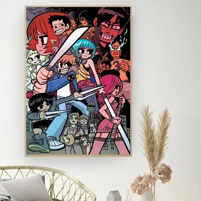 Anime Scott pèlerin affiche bricolage Vintage film