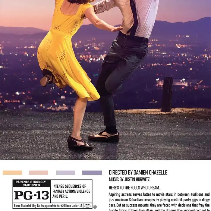 Affiche de Film la la land