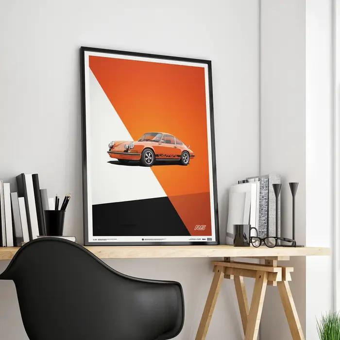 Affiche de course F1 rétro des années 80, voiture de vitesse GTR 911 Mans Hursport Formula Wall Art Mural, maison, bureau, chambre de conducteur, affiches en toile