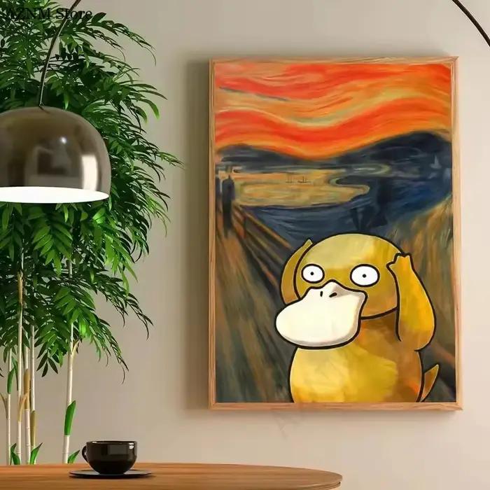 Affiches classiques Pokemon de dessin animé japonais
