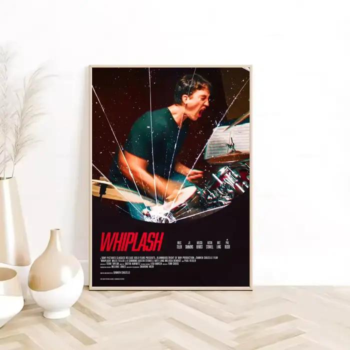 W-Whiplash MOIVE – affiche autocollante en papier imperméable