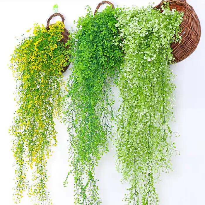 Plantes artificielles vignes fleur tenture murale Faux rotin intérieur extérieur plante verte plante fleur décoration murale décor à la maison