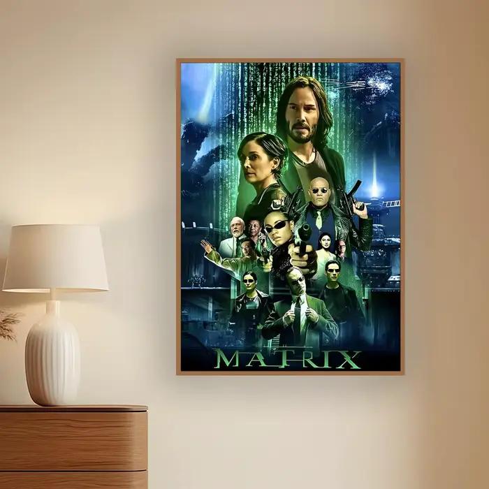 Affiches d'art graffiti du film T-The Matrix, décoration murale chic pour la maison, le studio, le bureau et la cafétéria