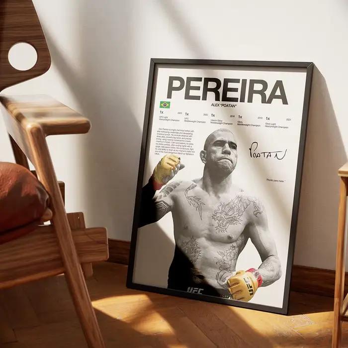 UFC Fighter Legend Boxer Champion affiche Art imprime les passionnés de Mma intérieur mur Art décor à la maison haute qualité toile peinture cadeau