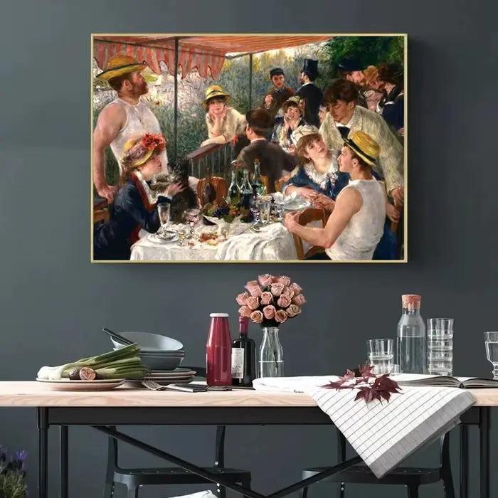 Impressions sur toile d'Auguste respectueux des impressionnistes