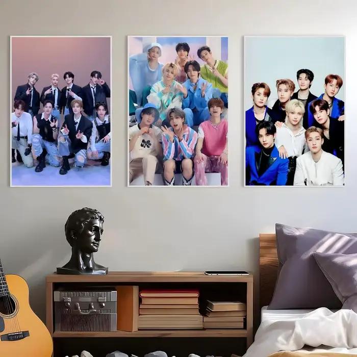 Affiche KPOP S-Stray K-Kids, art mural HD, impression Vintage imperméable, décoration pour la maison, bricolage, durable