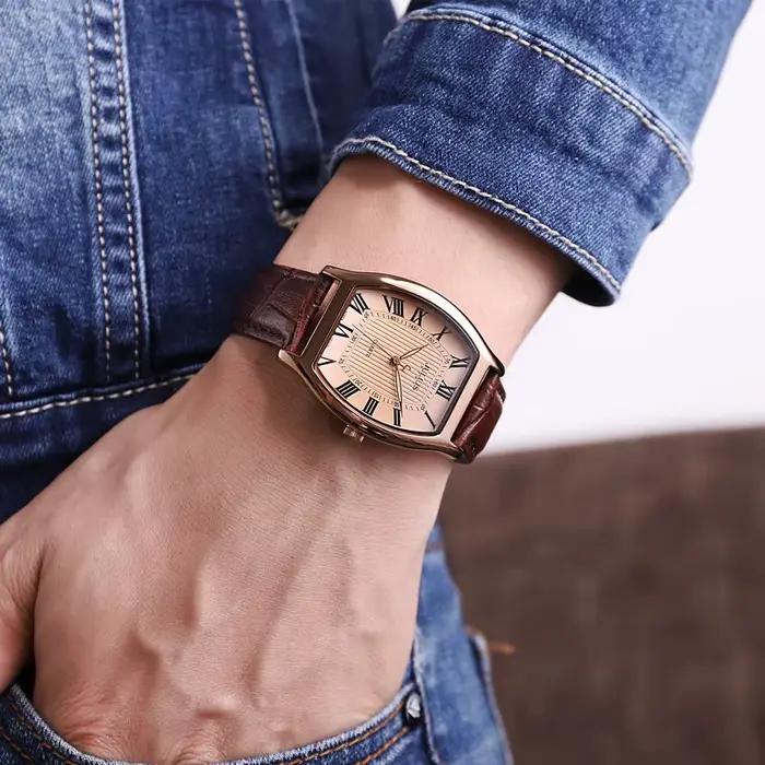 Horloge à Quartz japonaise en cuir véritable, rétro, classique, montre pour hommes, montre pour femme, montre pour hommes, pour Couple, Business, boîte Julius, cadeau pour amoureux