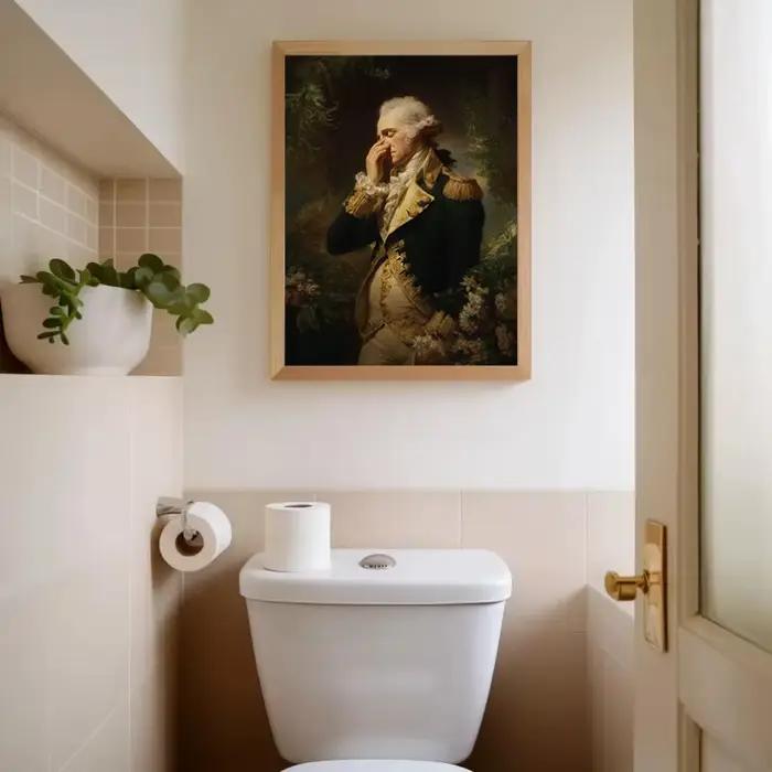 Affiche de toilette Vintage