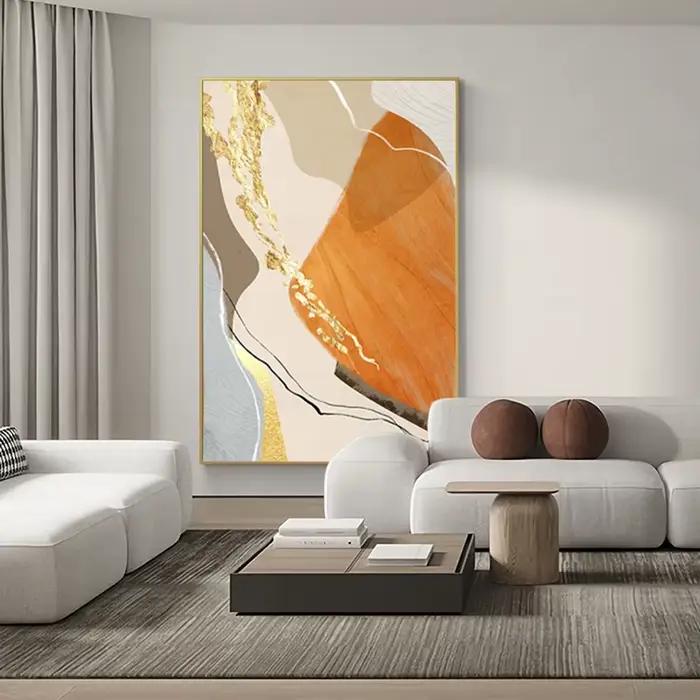 Peinture à l'huile sur toile faite à la main, art mural, personnalisé à l'huile, art abstrait, décoration de la maison, gérer sans cadre, 100%