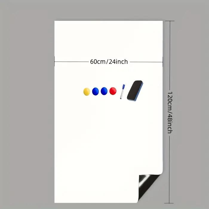 1 rouleau de papier peint pour tableau blanc magnétique