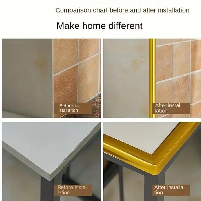 Bande décorative murale autocollante en PVC de 5/3/2 m