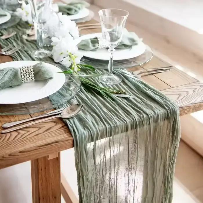Chemin de table en gaze