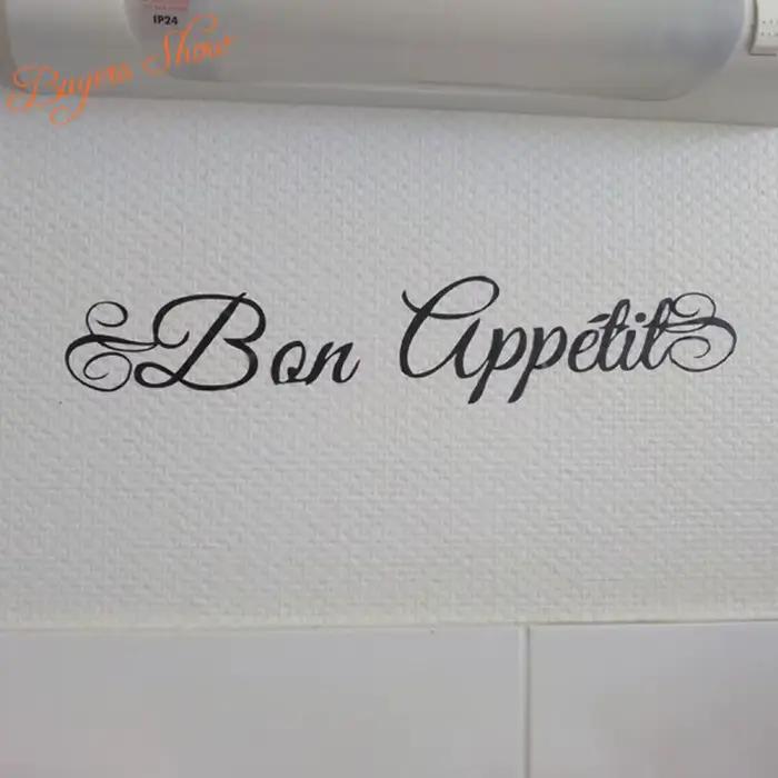 BON APPETIT – autocollant mural français