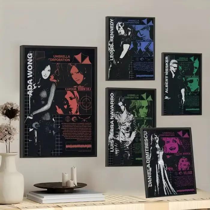 Affiche de jeu r-resident maléfique