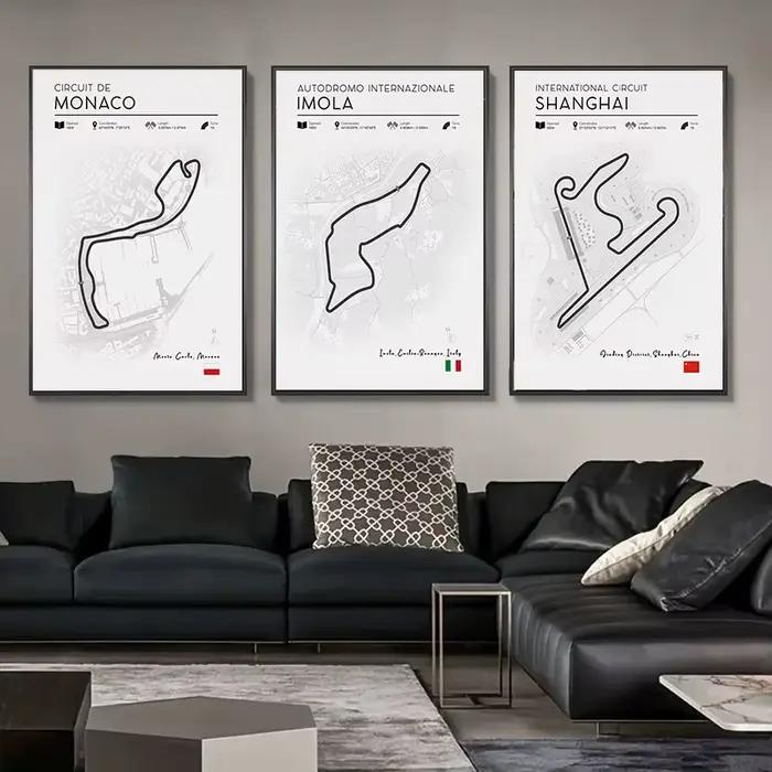 Affiches de piste F1 2025