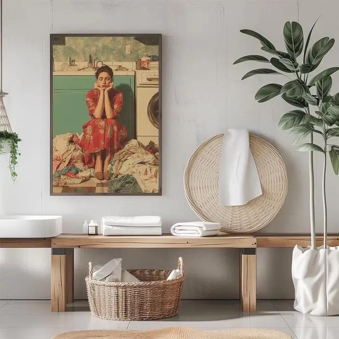 Impression sur toile de café parisien chaleureux - Œuvre d'art de style impressionniste d'une femme dégustant