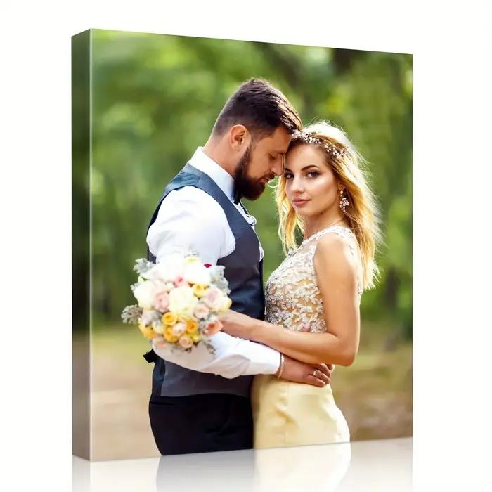 Impression sur toile encadrée personnalisable avec photo de famille — Art