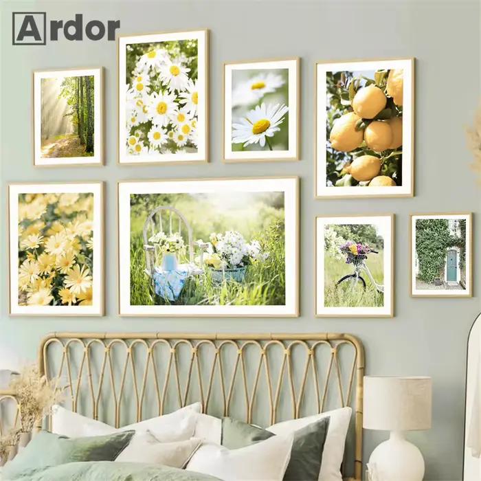 Affiche murale de paysage naturel de printemps