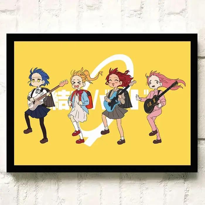 BOCCHI LE ROCK! Affiche d'art de dessin animé de musique d'anime japonais