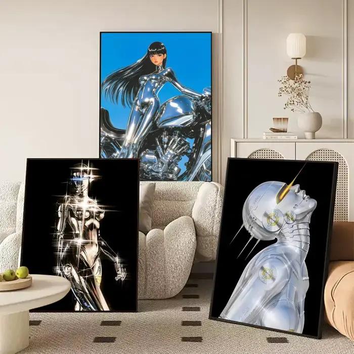 Affiche d'esthétique mécanique H-Hajime S-Sorayama