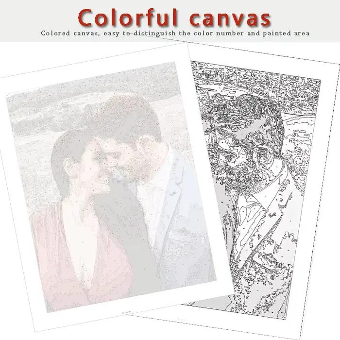 Peinture par numéros 24/36/48 couleurs