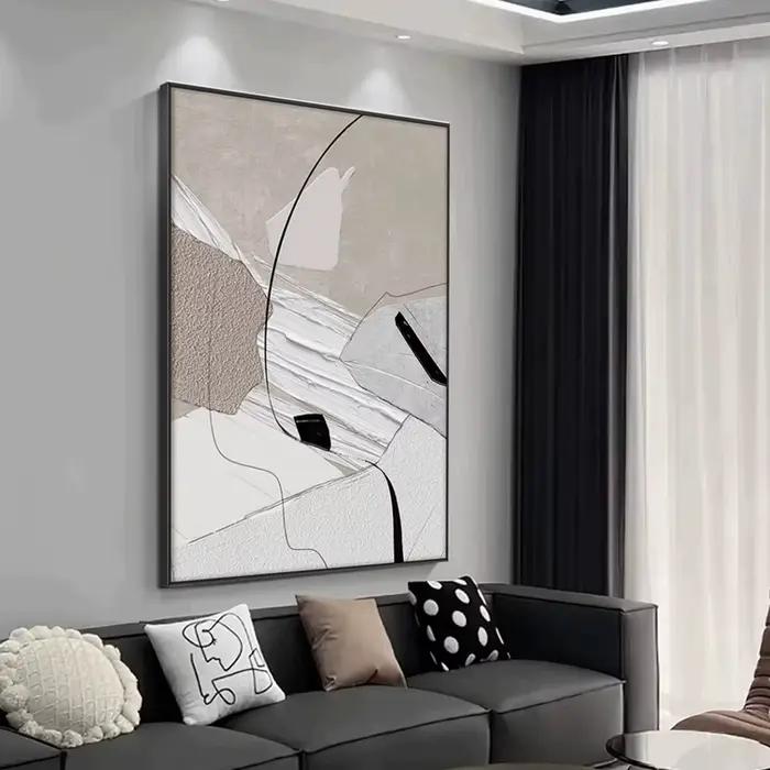 Peinture à l'huile sur toile abstraite