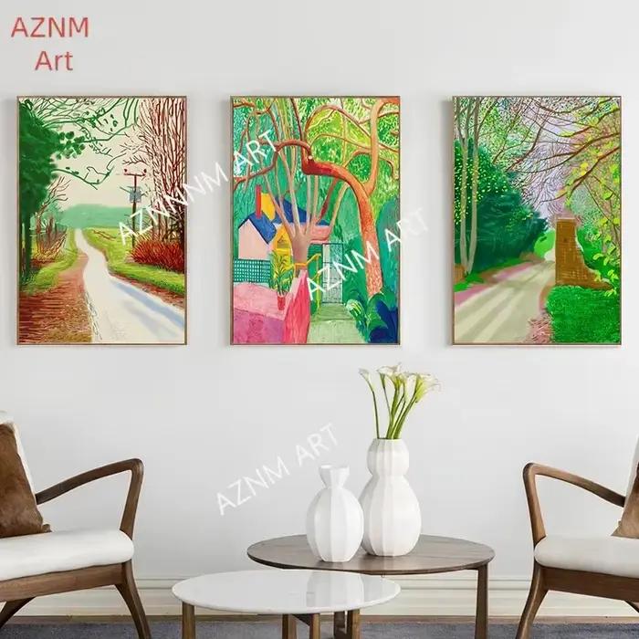 David Hockney, l'arrivée du printemps