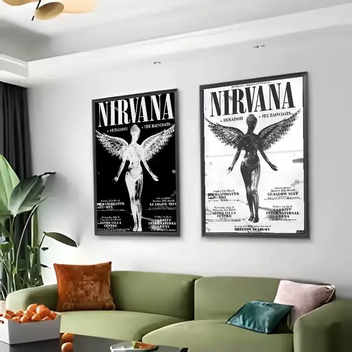 Affiche de groupe de Rock A-N-Nirvana