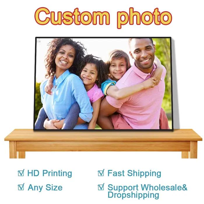 Peinture sur toile personnalisée pour famille et enfants