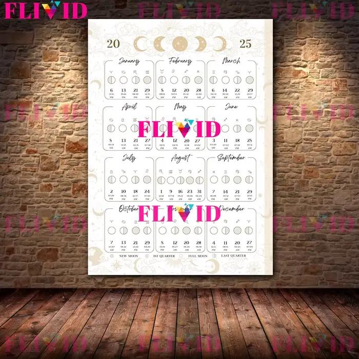 Calendrier de Phase de lune 2025