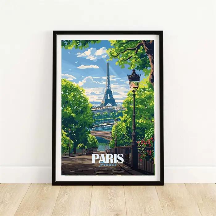 Affiche de paysage d'art moderne de londres
