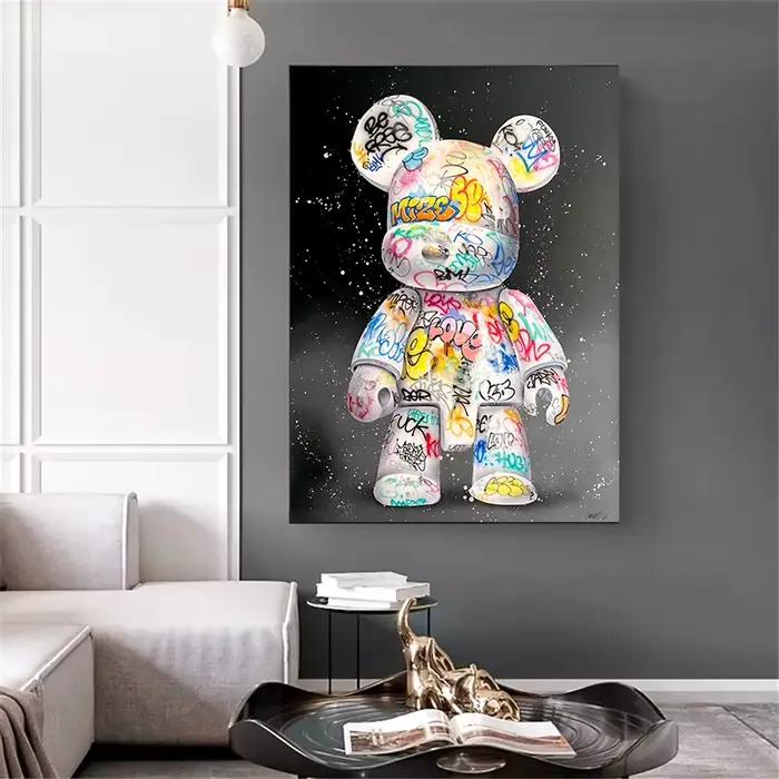 Banksy – toile de Graffiti murale