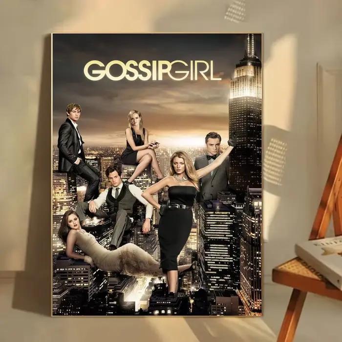 Affiche autocollante G-Gossip Girl en papier imperméable
