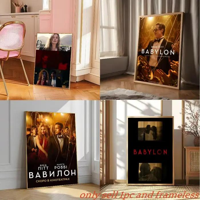 Affiche de film de comédie historique B-Babylon, impressions d'art mural, décorations murales pour salle de cinéma, maison, bar, café