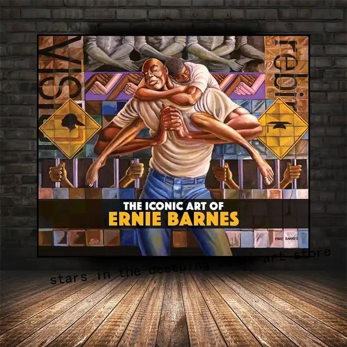 Affiche d'Art Abstrait Ernie Barnes Corne