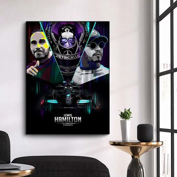 Affiche de course de formule F1