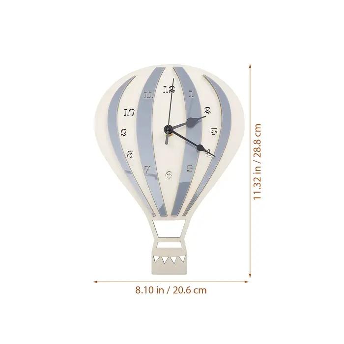 Horloge murale silencieuse à ballon à Air chaud