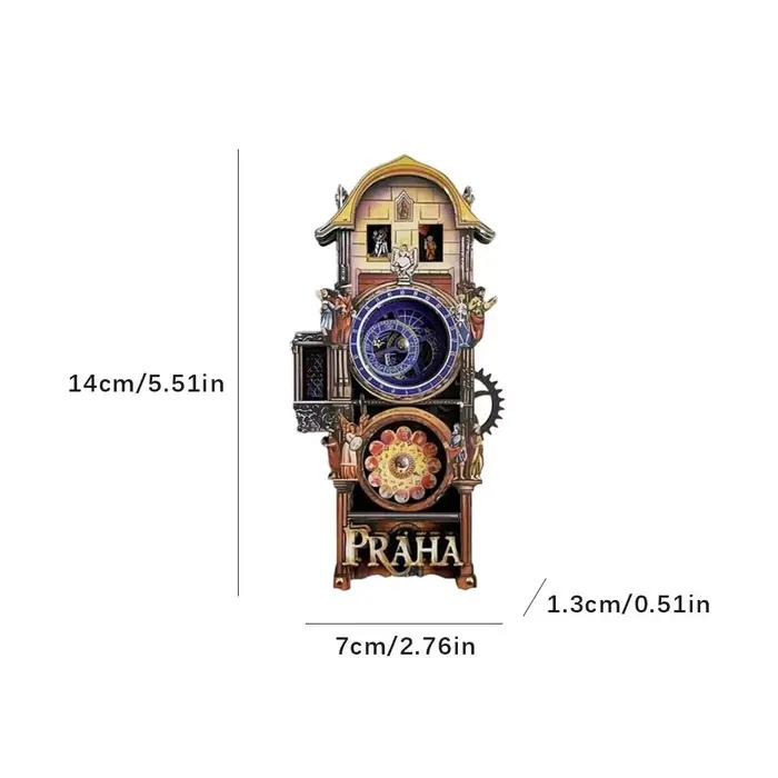 Horloge astronomique à engrenages mobiles