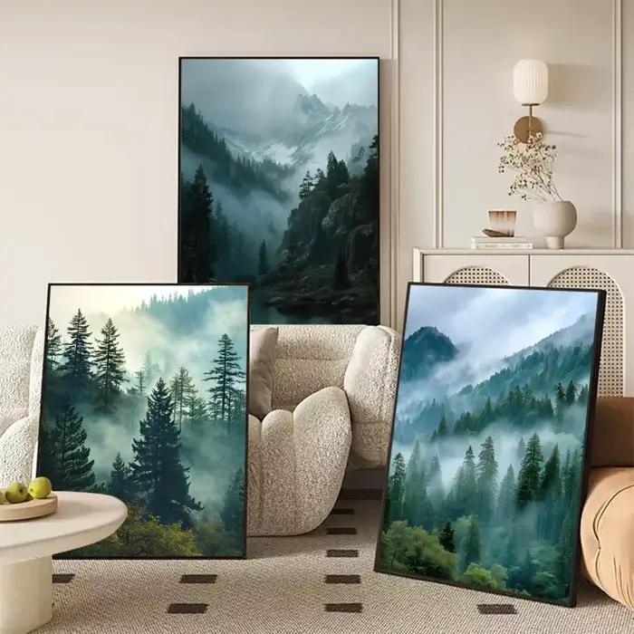 Affiche Misty Mountainside