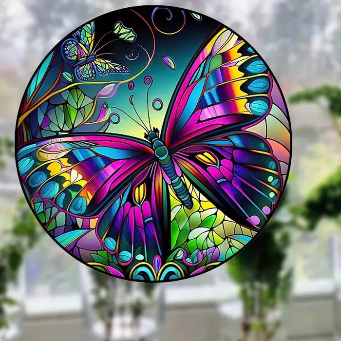 Autocollants électrostatiques pour vitres papillon