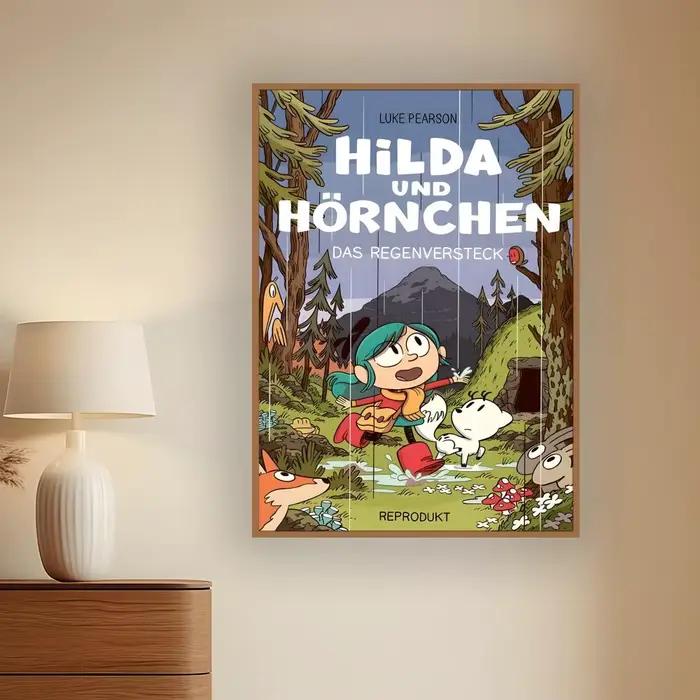 Affiches d'art graffiti Animation H-Hilda