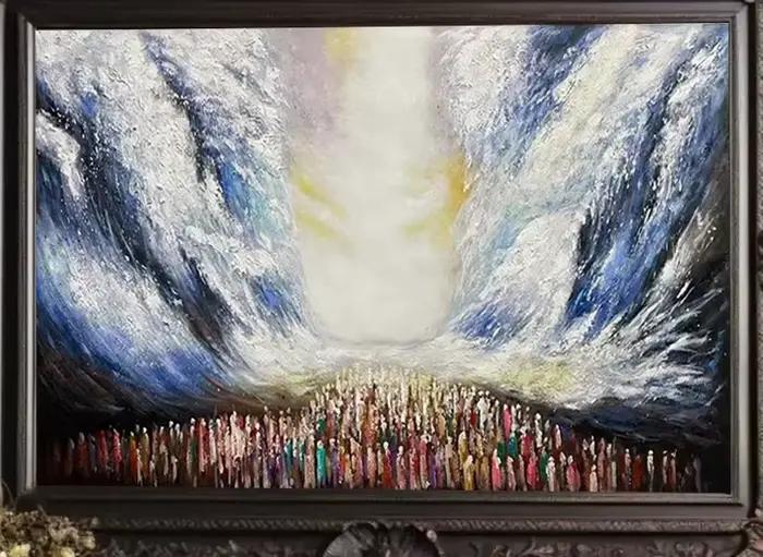 Images personnalisées prière sur le mur de peintures juives peinture à l'huile sur toile faite à la main de haute qualité pour la décoration intérieure salon