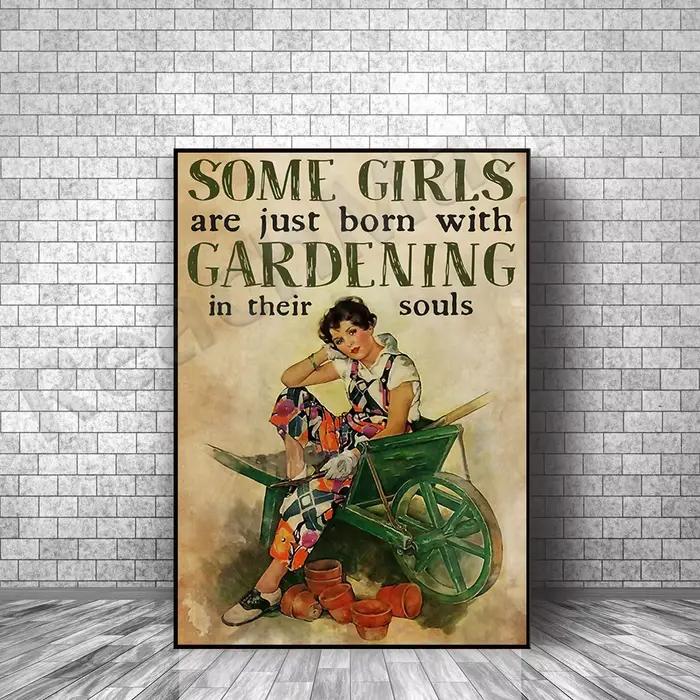 Affiche de jardinier de jardin