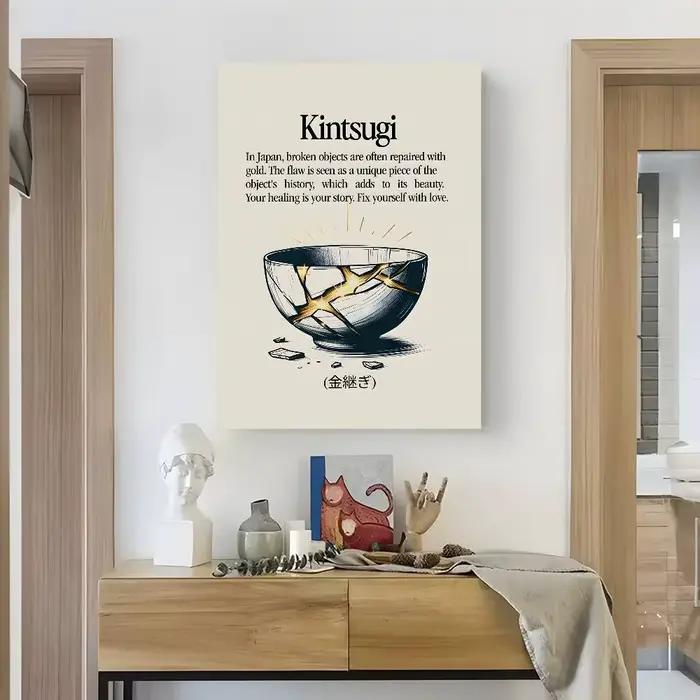 Affiche murale collante HD avec citations d'attitude de vie