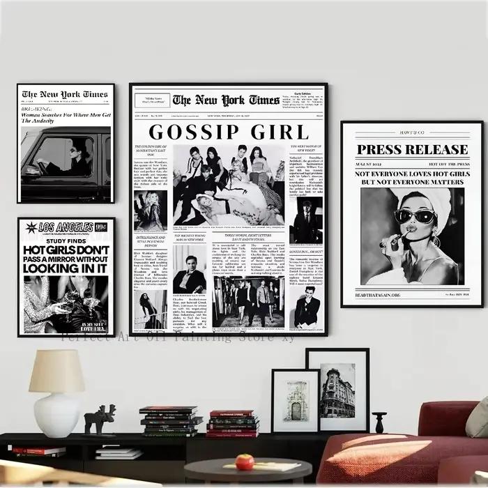 York-Affiche de Journal Imprimée sur Papier