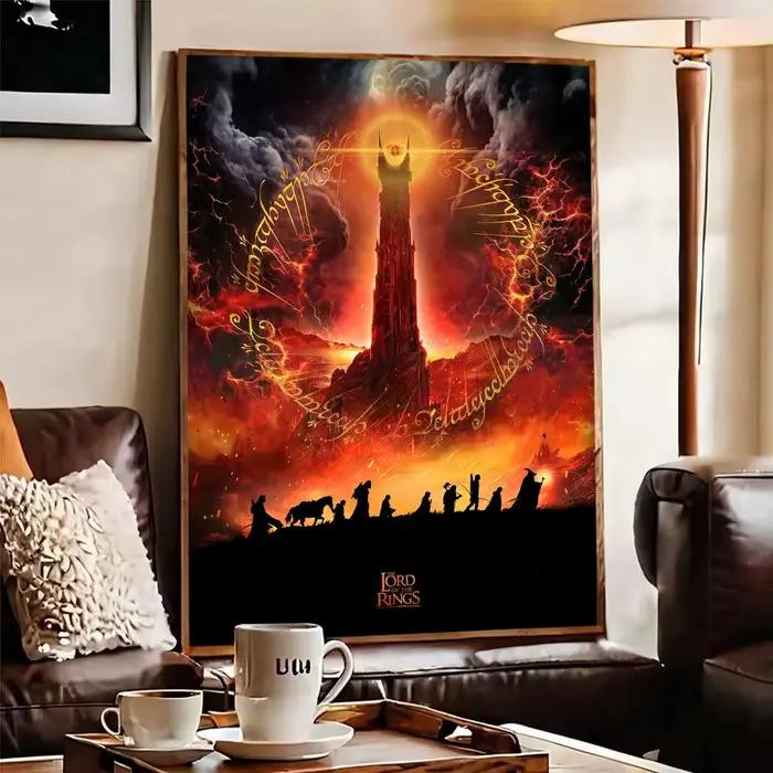 Film le l-leigneur de l'anneau peinture calligraphie toile HD mur Art décor intérieur affiche pour la décoration de la pièce de la maison