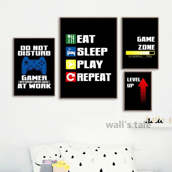 Affiches sur toile d'art mural de jeu vidéo