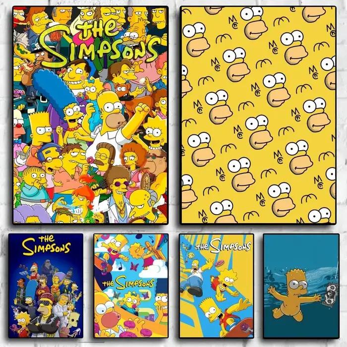FUNNY The S-Simpsons, affiche autocollante haute définition