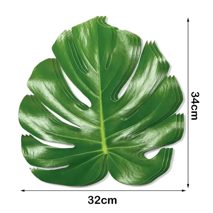 Lot de 10 sets de table en feuilles de palmier